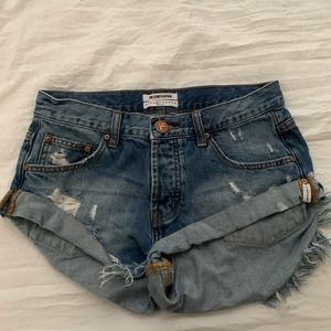 One by One Teaspoon Bandits Shorts
